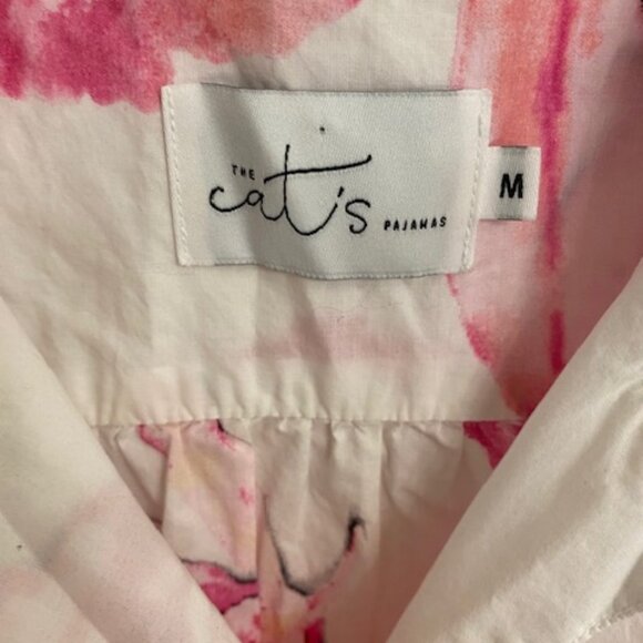 The Cat’s Pajamas Floral and Dragonflies Women’s Pajamas Set Size M - Picture 3 of 7